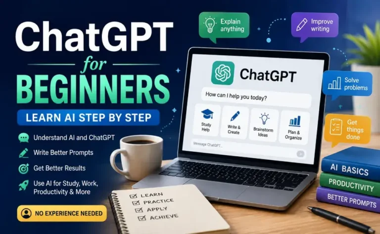 ChatGPT for Beginners: Learn AI Step by Step