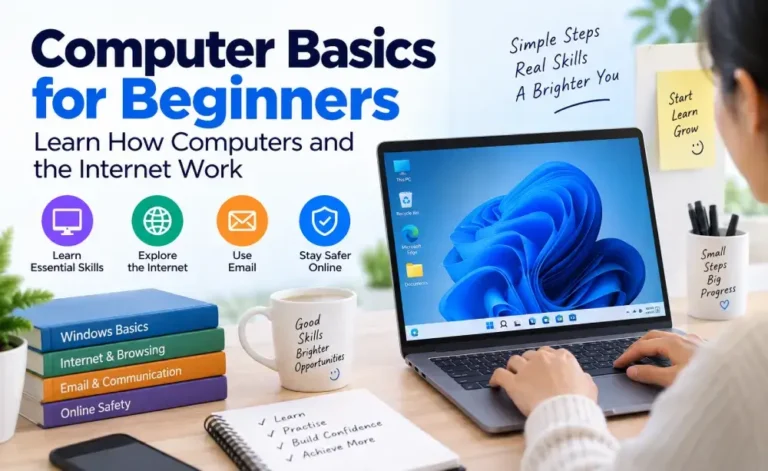 Computer Basics for Beginners – Learn How Computers and the Internet Work