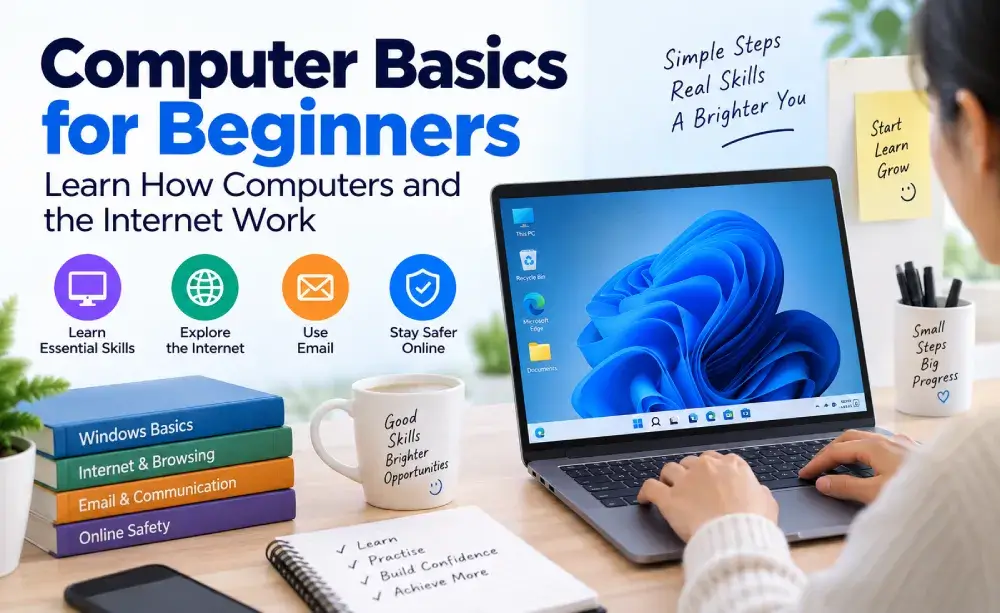 Computer Basics for Beginners – Learn How Computers and the Internet Work