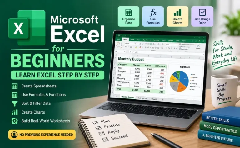 Microsoft Excel for Beginners: Learn Excel Step by Step