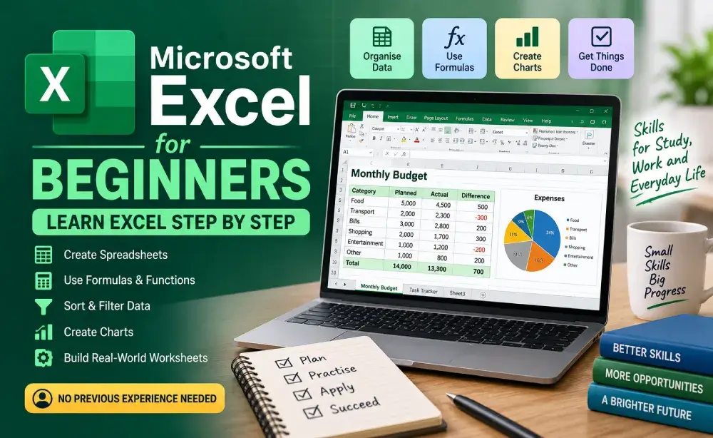 Microsoft Excel for Beginners: Learn Excel Step by Step