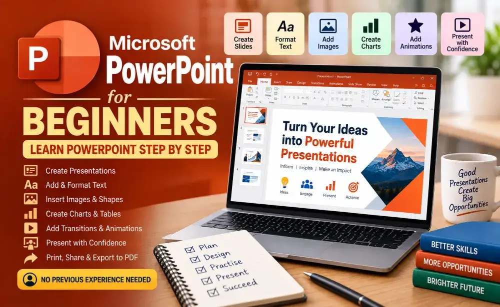 Microsoft PowerPoint for Beginners – Learn PowerPoint Step by Step